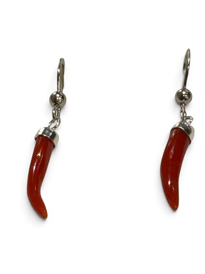 Orecchini Mandile 1922 Coralli in Argento Corallo 2MCORC02OR - 2MCORC02OR